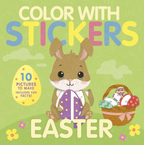 Color With Stickers: Easter