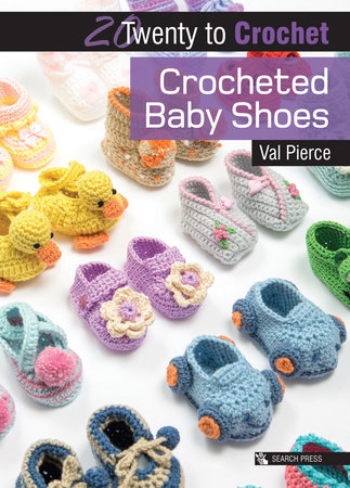 Crocheted Baby Shoes by Val Pierce