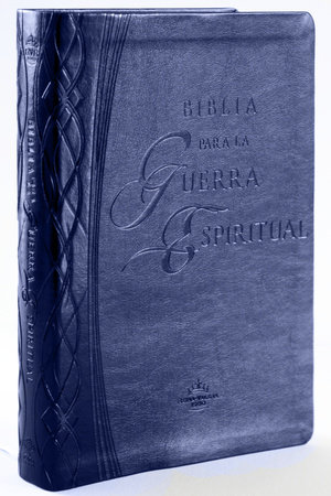 RVR 1960 Biblia para la guerra espiritual  azul con índice / Spiritual Warfare B ible, Blue Imitation Leather with Index by CASA CREACION