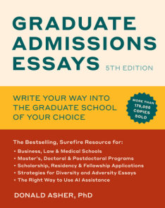 Graduate Admissions Essays, Fifth Edition
