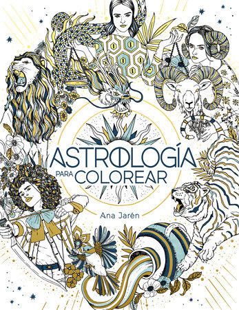 Astrología para colorear / Astrology Coloring by Ana Jarén