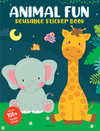 Animal Fun Reusable Sticker Book For Children by Wonder House Books ...