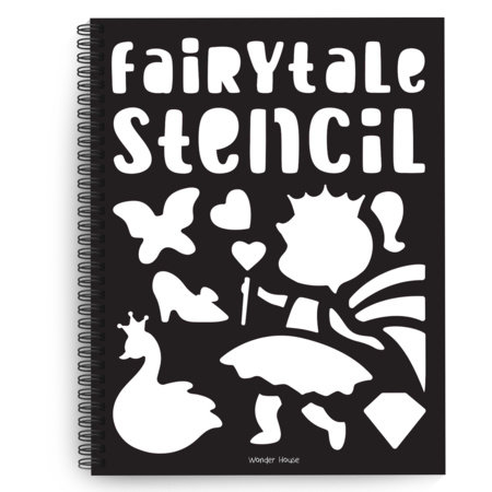 Stencil Book: Fairytale by Wonder House Books
