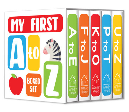 My first A to Z Boxed Set of 5 books (Mini Board Books) by Wonder House Books