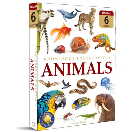 Animals - Collection of 6 Books : Knowledge Encyclopedia For Children by Wonder House Books