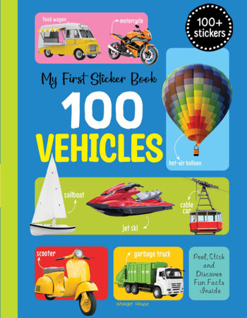 My First 100 Vehicles Stickers by Wonder House Books