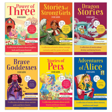 A Collection of Stories about Dragons and Pets (Pack of 6) Batch 4 by Wonder House Books