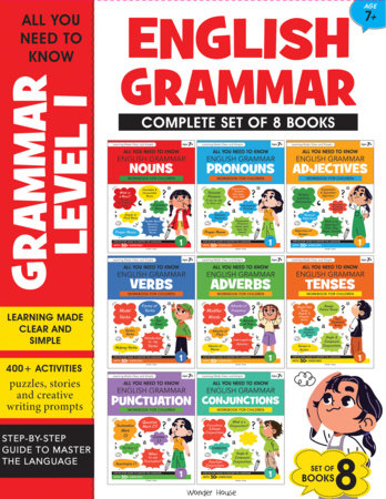 All You Need to Know English Grammar Level 1 Boxed Set by Wonder House Books