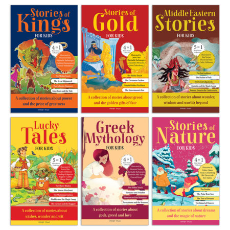 A Collection of Stories about Myths and Magic (Pack of 6) by Wonder House Books