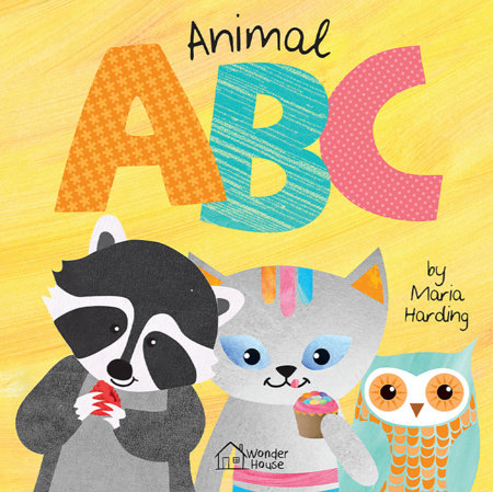 Animal ABC: Playful animals teach A to Z (Padded Board Book) by Maria Harding