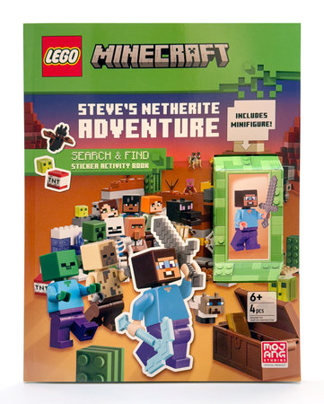 Steve's Netherite Adventure (LEGO Minecraft) by Random House