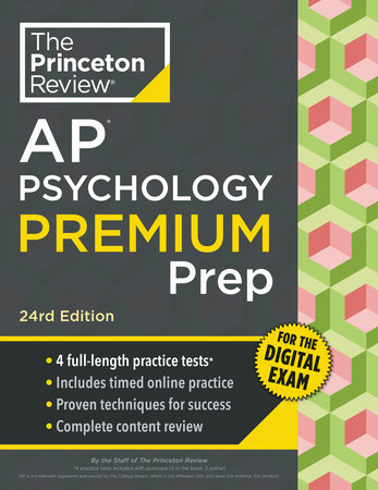 Princeton Review AP Psychology Premium Prep, 24th Edition by The Princeton Review