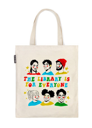 Mychal Threets: The Library is for Everyone Tote Bag by Out of Print