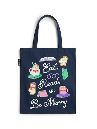 Eat, Read, & Be Merry Tote Bag by Out of Print