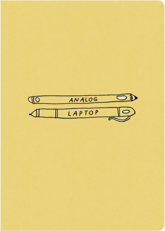 Humor Us Notebooks: Analog Laptop by COMPENDIUM