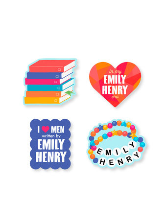 Emily Henry Stickers - Sticker Set of 4 by Out of Print
