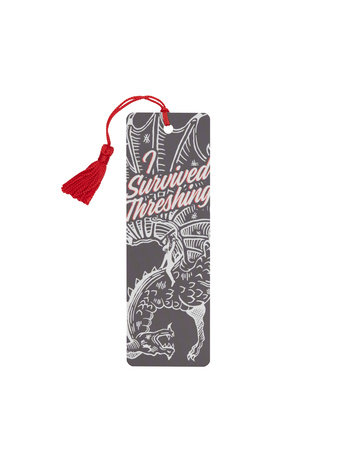 Fourth Wing: I Survived Threshing Bookmark by Out of Print