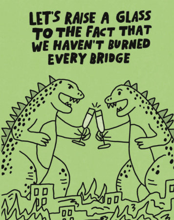 Humor Us Greeting Cards: Friendship - Let's Raise a Glass (Pack of 6) by COMPENDIUM