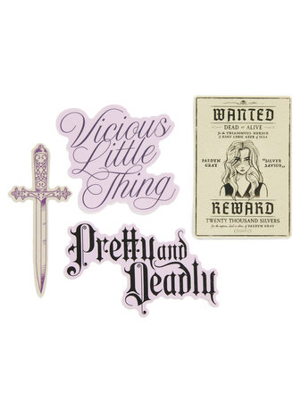 Lauren Roberts's Powerless Stickers - Sticker Set of 4 by Out of Print