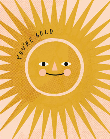 Love Muchly Greeting Cards: Friendship - You're gold (Pack of 6) by 