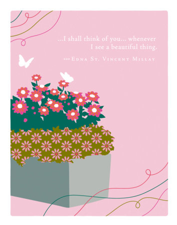 Positively Green Greeting Cards: Mother's Day - I shall think of you...whenever (Pack of 6) by 