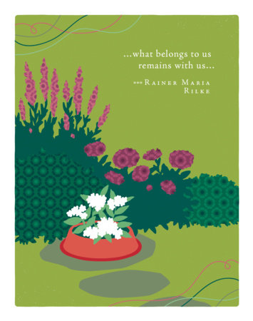Positively Green Greeting Cards: Pet Sympathy - What belongs to us remains with us (Pack of 6) by 