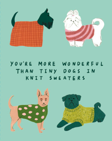Love Muchly Greeting Cards: Friendship - You're more wonderful than tiny dogs (Pack of 6) by 