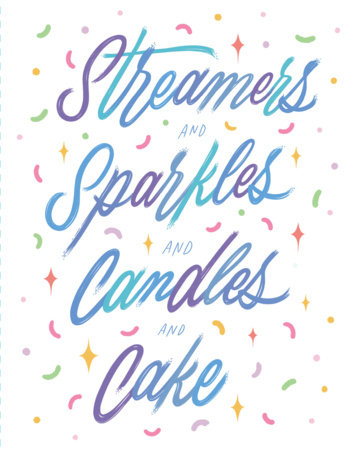 Love Muchly Greeting Cards: Birthday - Streamers and sparkles and candles and (Pack of 6) by 