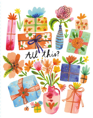 Love Muchly Greeting Cards: Birthday - All this? (Pack of 6) by 