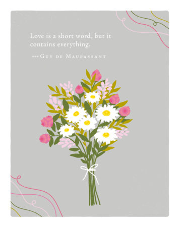 Positively Green Greeting Cards: Valentine's Day - Love is a short word, but it contains (Pack of 6) by 