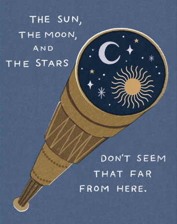 Love Muchly Greeting Cards: Graduation - The sun, the moon, and the stars don't (Pack of 6) by 