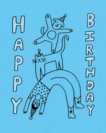 Humor Us Greeting Cards: Birthday - Happy Birthday (Pulling a muscle) (Pack of 6) by 