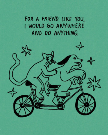Humor Us Greeting Cards: Friendship - For a friend like you, I would (Pack of 6) by 