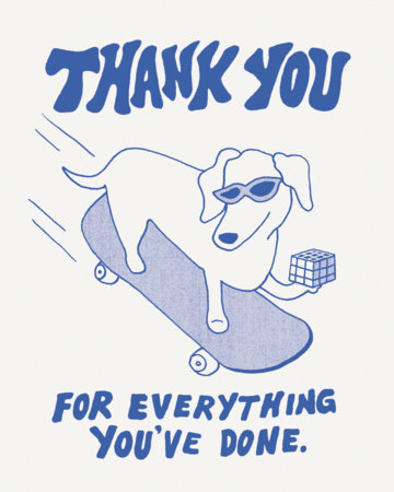 Humor Us Greeting Cards: Thank You - Thank you for everything you (Pack of 6) by 