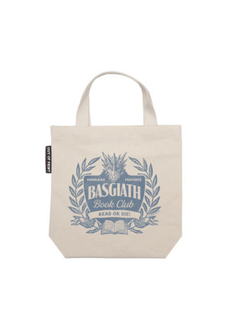 Rebecca Yarros's Fourth Wing: Basgiath Book Club Mini Tote Bag by Out of Print