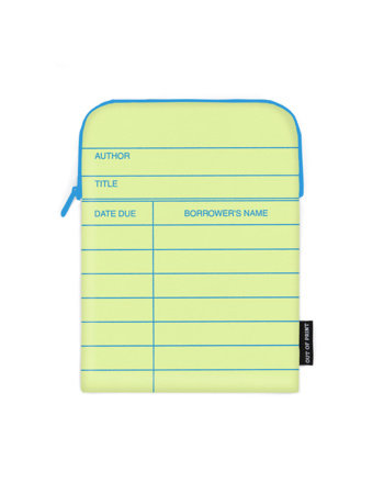 Library Card Book Sleeve by Out of Print