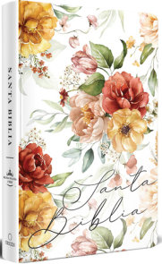 Biblia RVR 1960 letra grande tamaño manual, tapa dura flores / Spanish Bible RVR  1960 Handy Size Large Print Hardcover with flowers