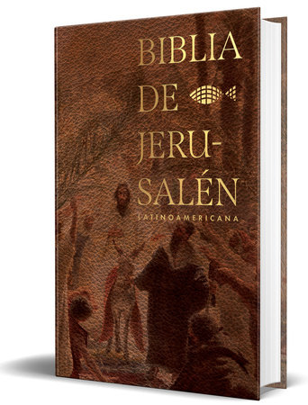 Biblia de Jerusalén Latinoamericana. Tapa dura marrón. Jesús llega a Jerusalén / Spanish Jerusalem Bible, Latinamerican Jesus Triumphal Entry by Biblia de Jerusalén
