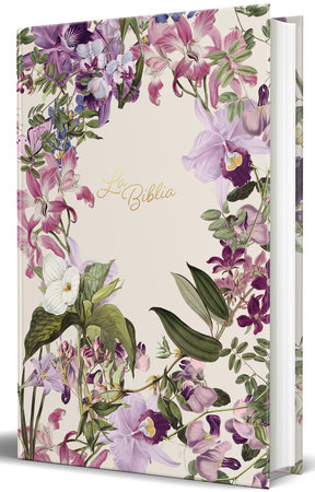 La Biblia Católica: Edición letra grande. Tapa dura, morada con flores / Catholic Bible: Large Print, Hard Cover, Purple with flowers by Biblia de América