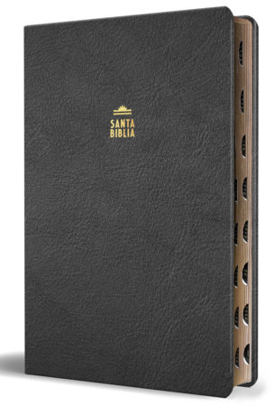 Biblia Reina Valera letra gigante, símil piel negro con índice / Spanish Bible Reina Valera Giant Print, Black Leathersoft with Index by Reina Valera 1909