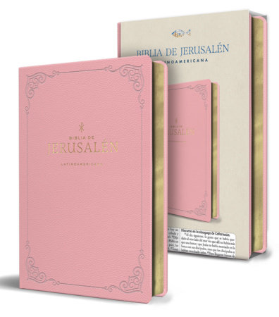 Biblia Católica Biblia de Jerusalén Latinoamericana símil piel rosada / Spanish Catholic Jerusalem Bible, Pink Leathersoft by Biblia de Jerusalén