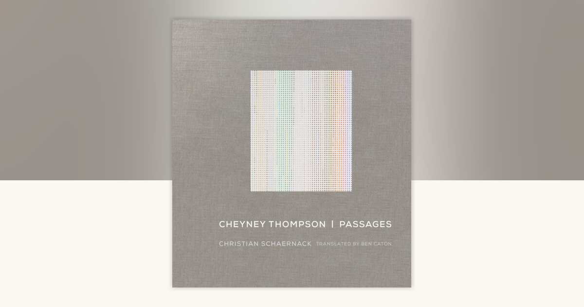 Cheyney Thompson by Christian Schaernack: 9780262047272 ...