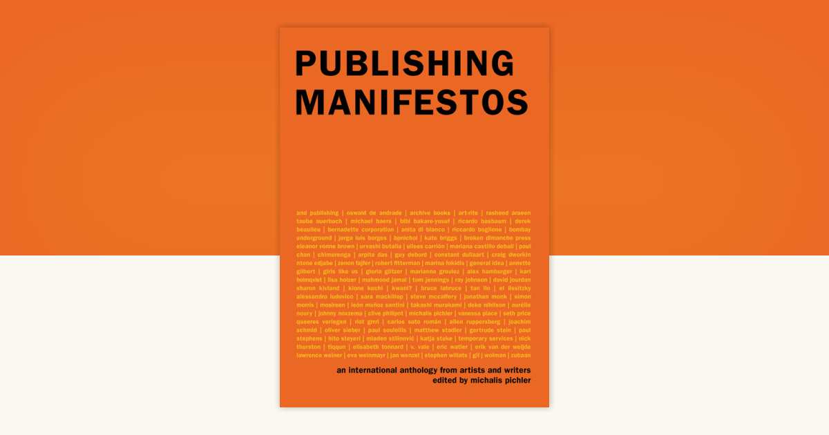 Publishing Manifestos: 9780262544924 | PenguinRandomHouse.com: Books