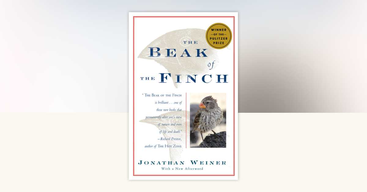 The Beak of the Finch by Jonathan Weiner: 9780679733379