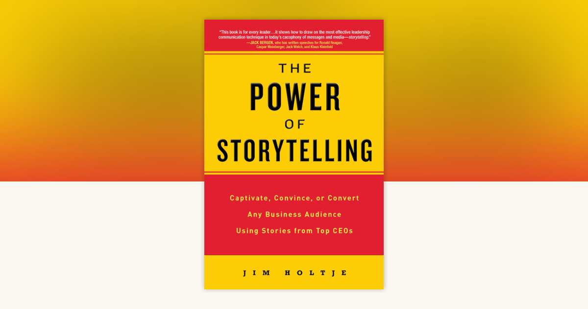 THE POWER of A STORY(洋書) The Power of Storytelling Audiobook by Jim Holtje
