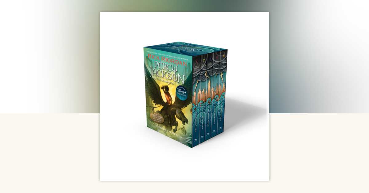 Percy Jackson and the Olympians 5 Book Paperback Boxed Set (w