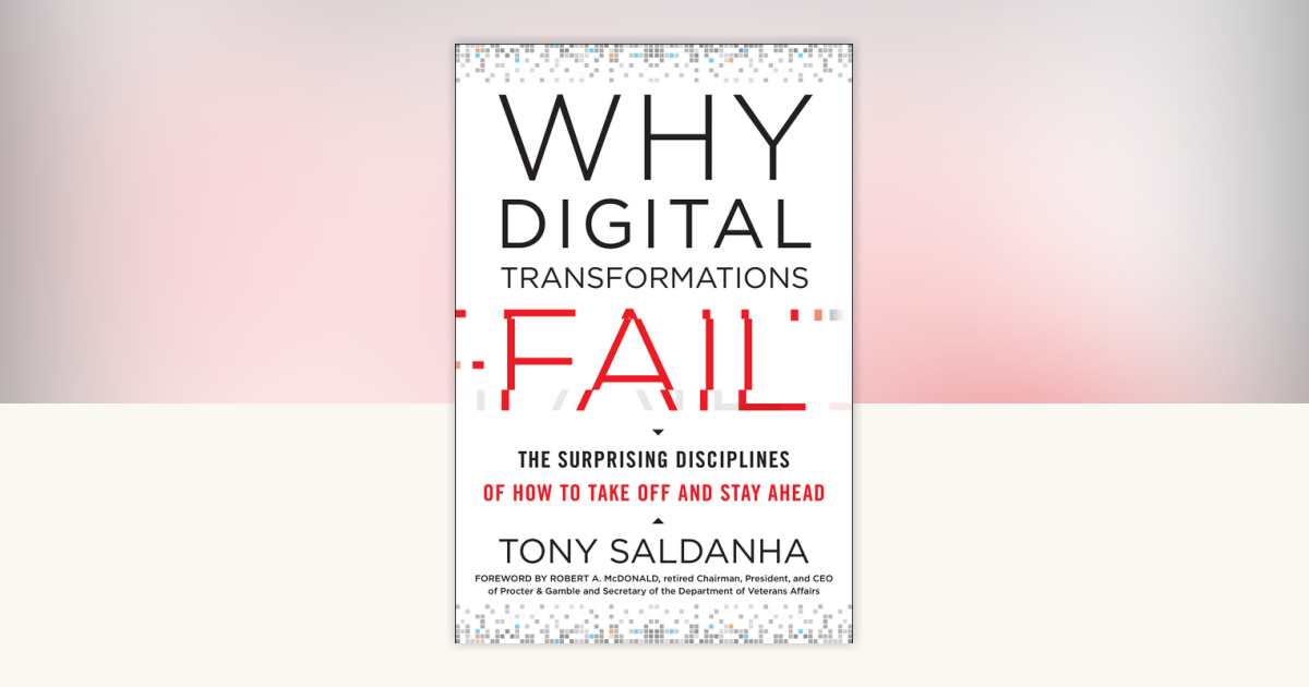 Why Digital Transformations Fail by Tony Saldanha: 9781523085347 ...