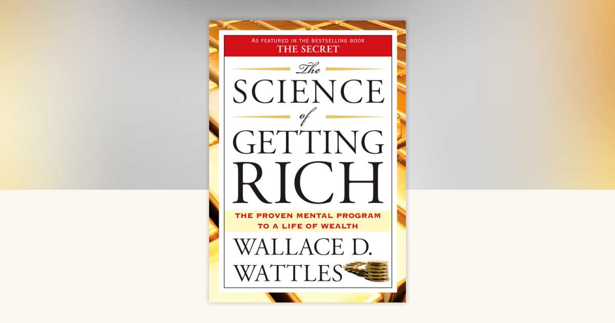 The Science of Getting Rich by Wallace D. Wattles: 9781585426010 ...