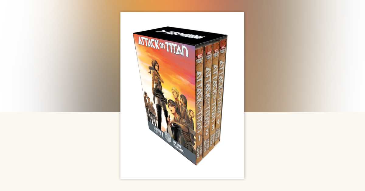 Attack on Titan Season 1 Part 1 Manga Box Set by Hajime Isayama