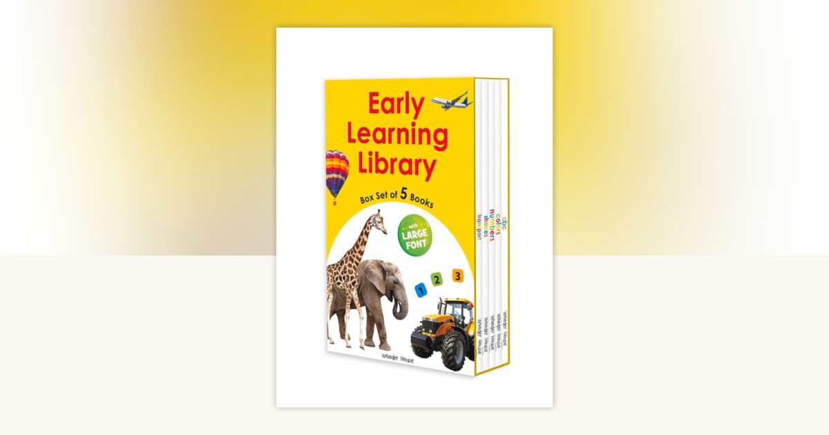 Early Learning Library Pack 1 : Box Set of 5 Books (Big Board Books ...